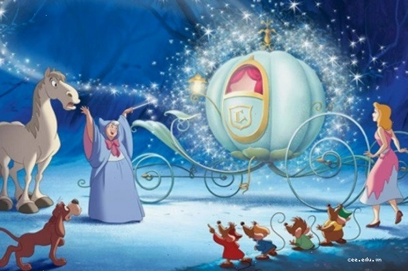 Hình ảnh Lọ Lem trong phiên bản hoạt hình của Disney