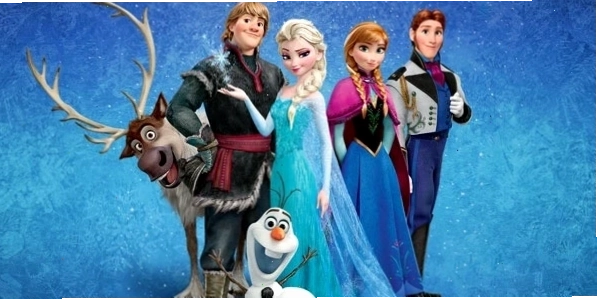 Hình ảnh minh họa Elsa và Anna trong phim Frozen