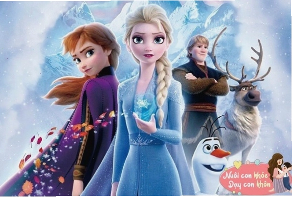 Hình ảnh minh họa tình chị em Anna và Elsa