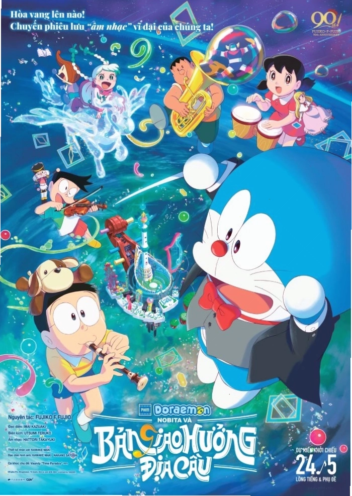 Hình ảnh quảng bá phim Doraemon: Nobita Và Bản Giao Hưởng Địa Cầu
