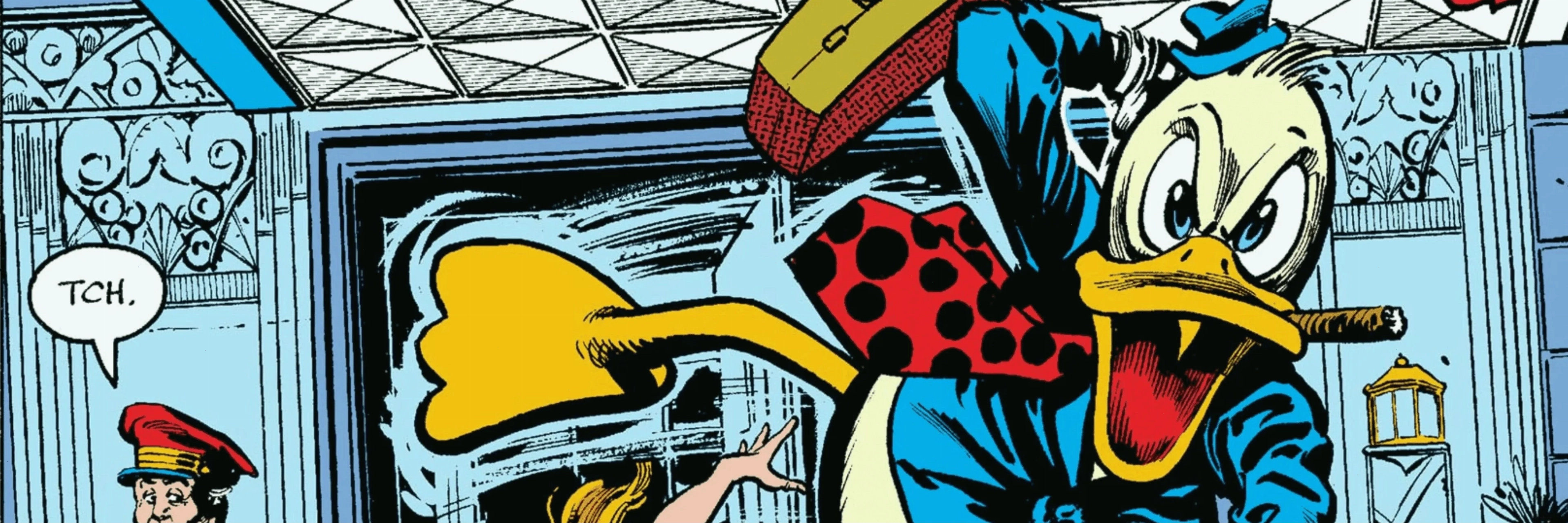 Howard the Duck trong một cảnh quay ấn tượng tại Marvel