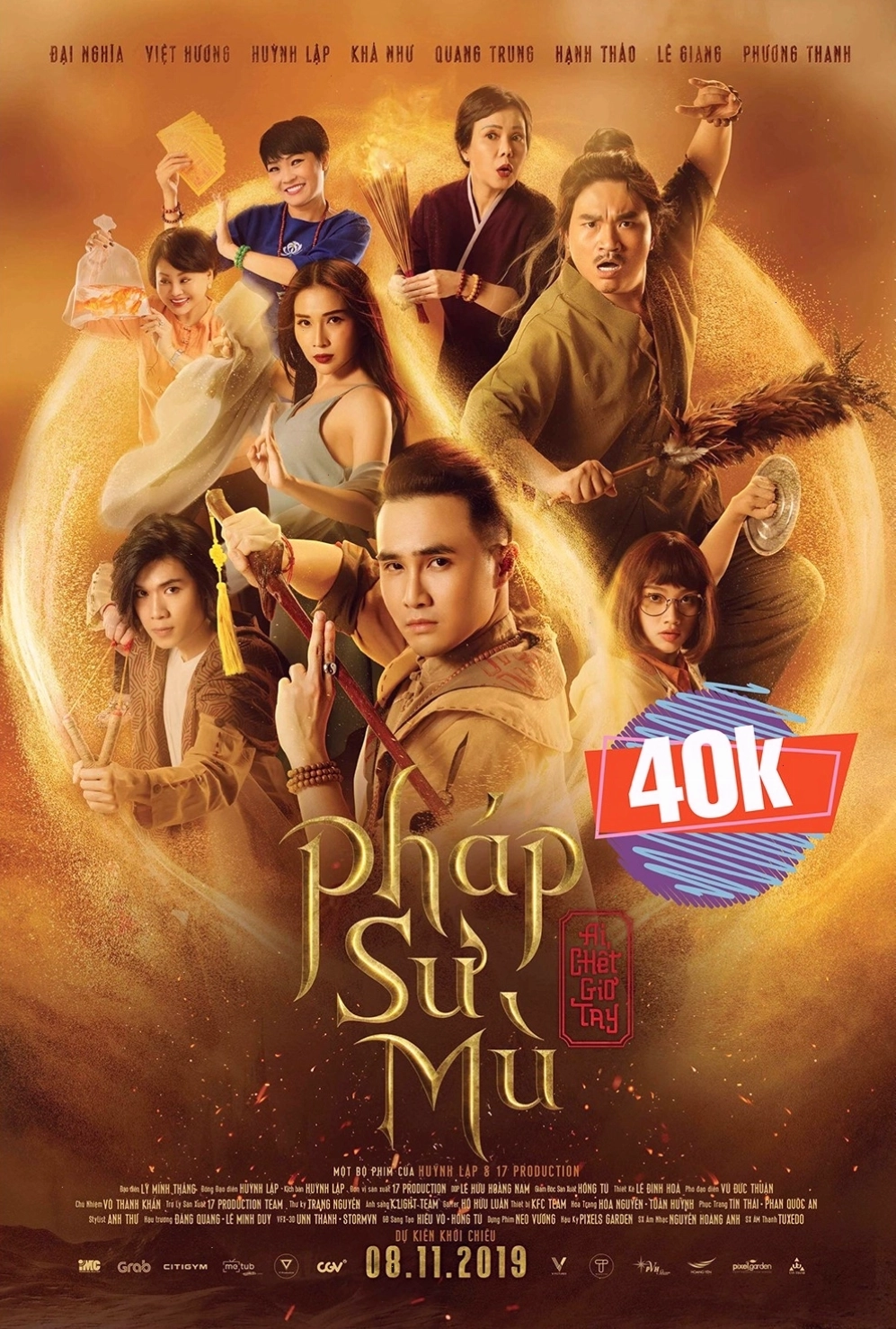 Huỳnh Lập trong vai Pháp Sư Mù