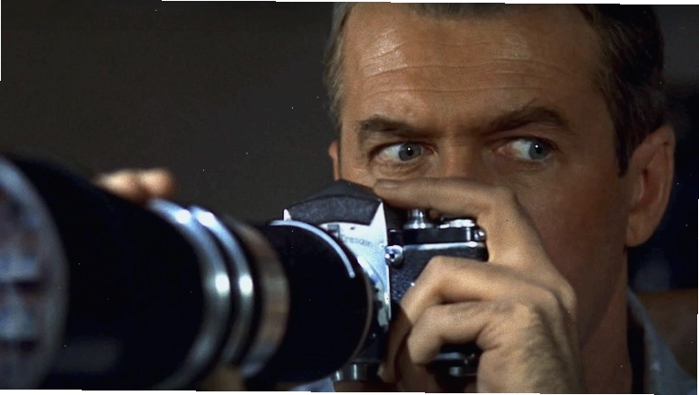 Jimmy Stewart trong phim Rear Window