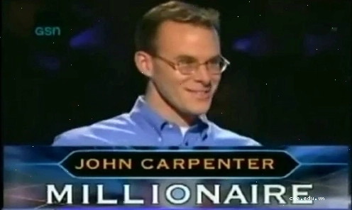 John Carpenter, người đầu tiên thắng 1 triệu USD tại Ai là Triệu Phú Mỹ.