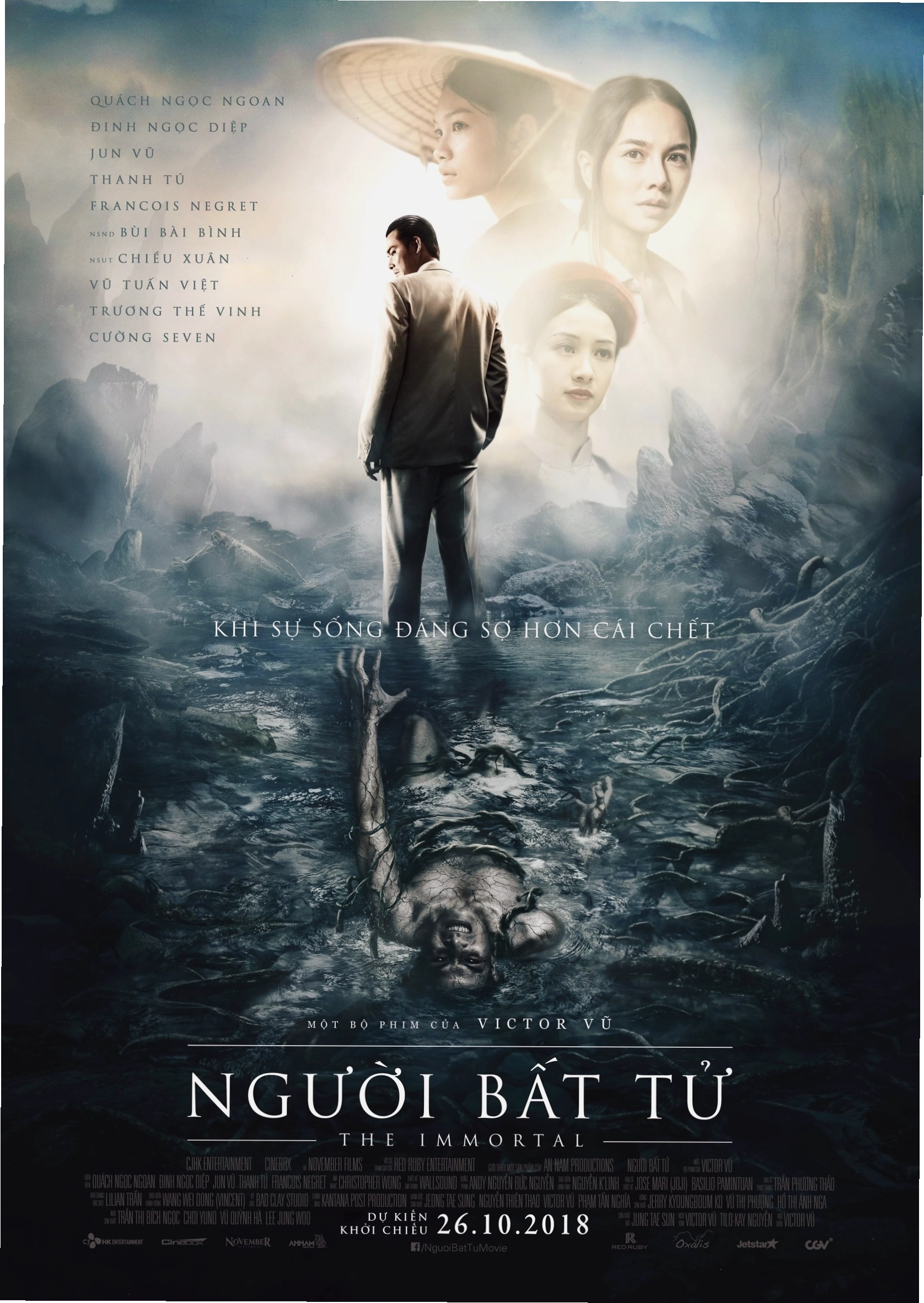 Jun Vũ trong một cảnh quay của Người Bất Tử