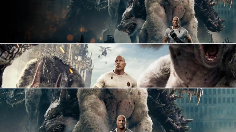 Khám phá sức mạnh kinh hoàng của 3 siêu thú cuồng nộ trong Rampage