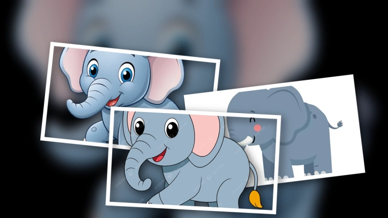 Khám Phá Thế Giới Hình Con Voi Hoạt Hình Đáng Yêu