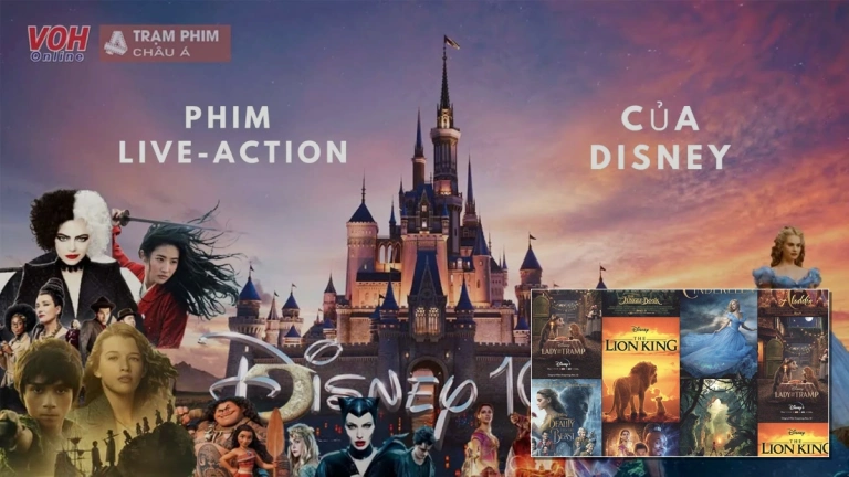 Khám phá thế giới phim Disney live action: Những tác phẩm kinh điển và sắp ra mắt