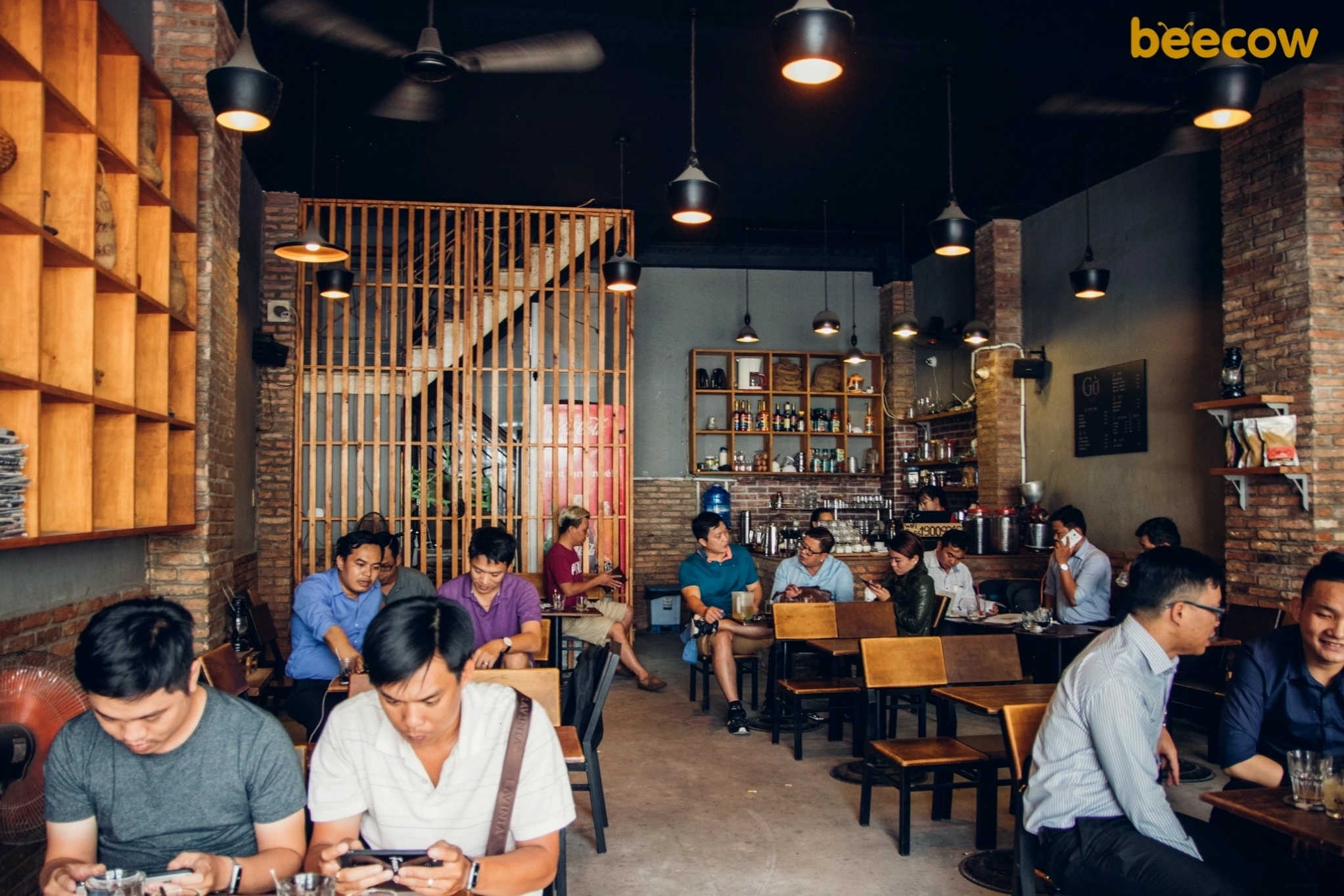 Không gian ấm cúng tại The Muse Cafe