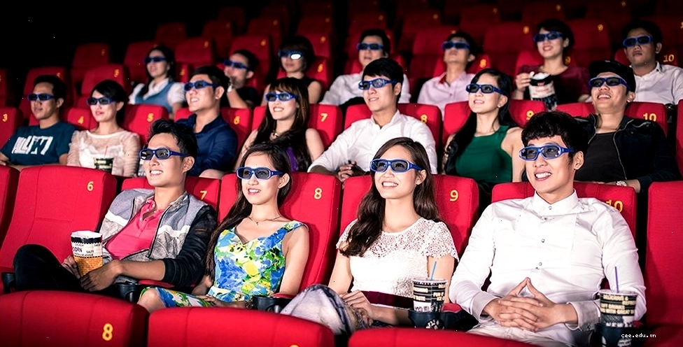 Kính xem phim 3D hiện đại với hai màu đỏ và lục-lam