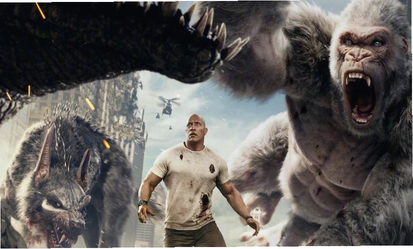 Lizzie, chú cá sấu khổng lồ trong phim Rampage