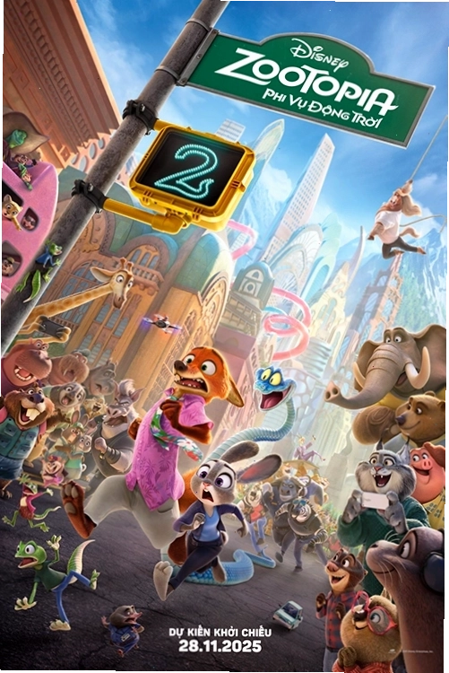 Logo Zootopia 2 Phi Vụ Động Trời 2