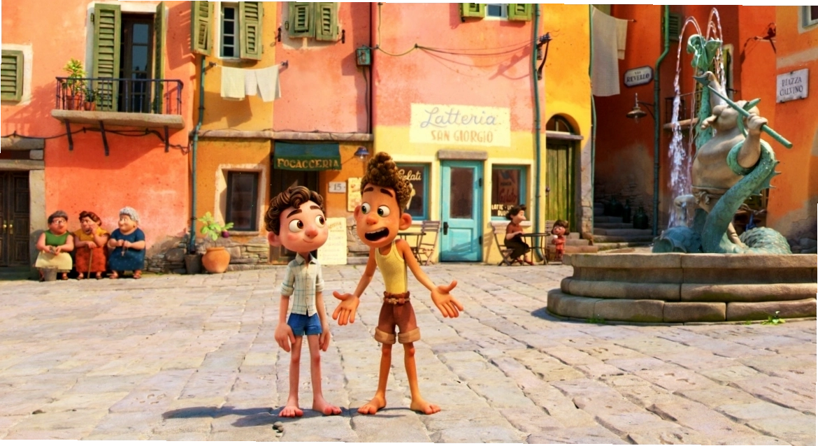 Luca và Alberto trong hình dạng con người