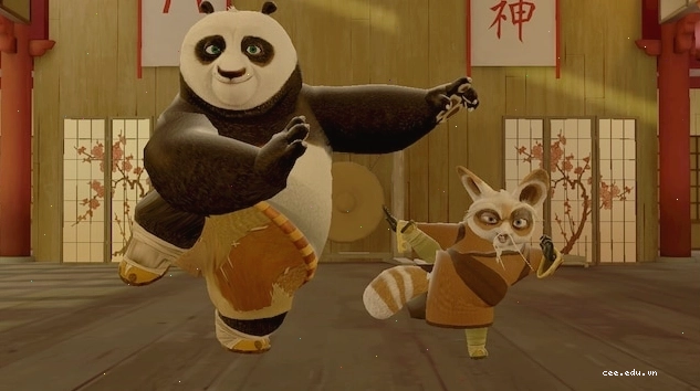Master Shifu với biểu cảm hài hước
