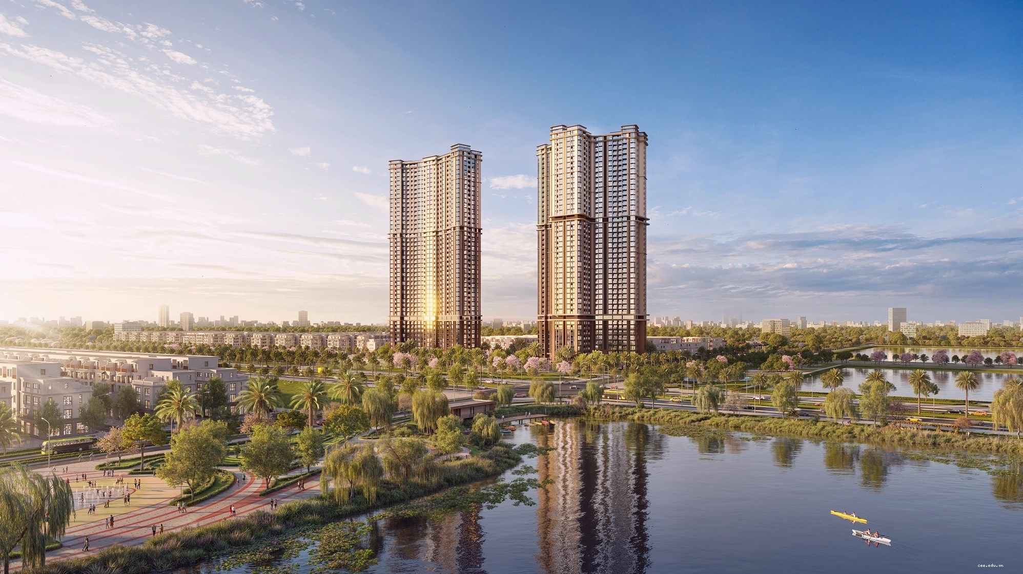 Mật độ xây dựng thấp tạo không gian thoáng đãng cho The Continental