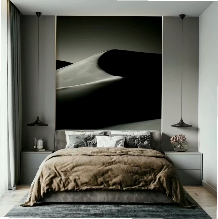 Mẫu dune wallpaper với hiệu ứng đổ bóng chân thực