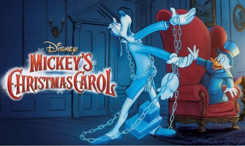 Mickey và những người bạn trong phim hoạt hình Giáng sinh