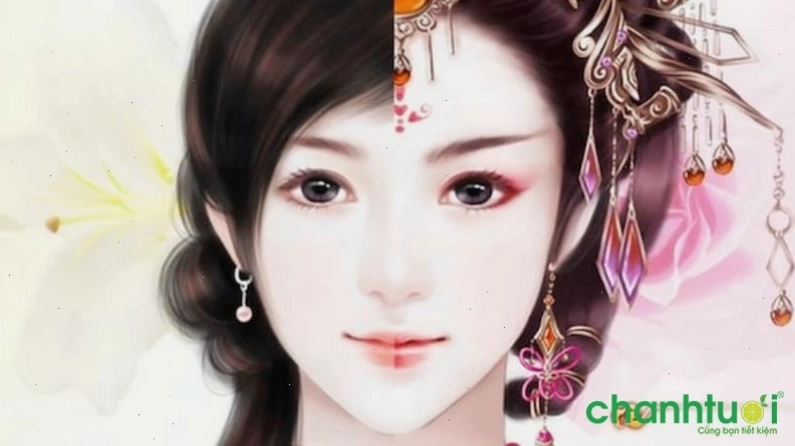 Minh họa nhân vật bước qua cánh cổng thời gian bí ẩn