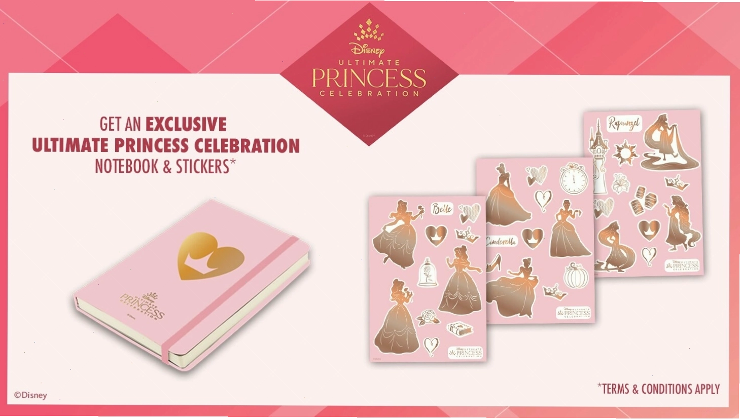 Món quà tặng kèm khi mua sản phẩm Disney Princess