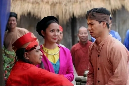 Một cảnh quay trong phim hài Tết "Không hề biết giận"