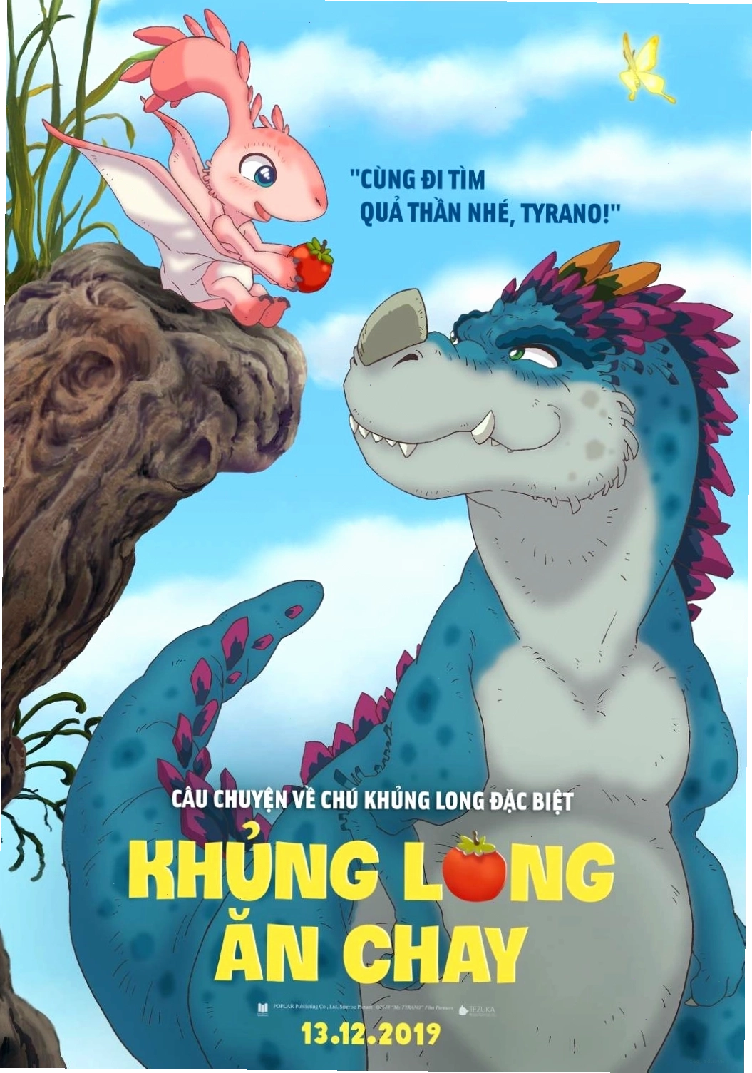Nhóm khủng long Tyrano, Punon và Tops đồng hành cùng nhau