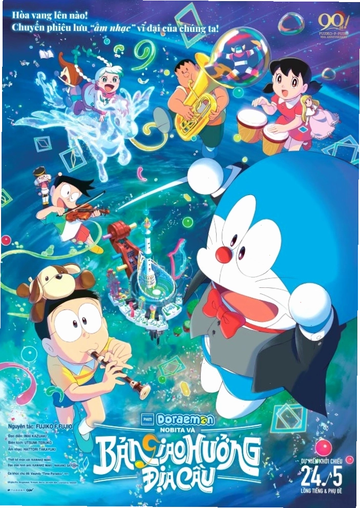 Nobita và Micca trong phim Doraemon: Nobita và Bản Giao Hưởng Địa Cầu