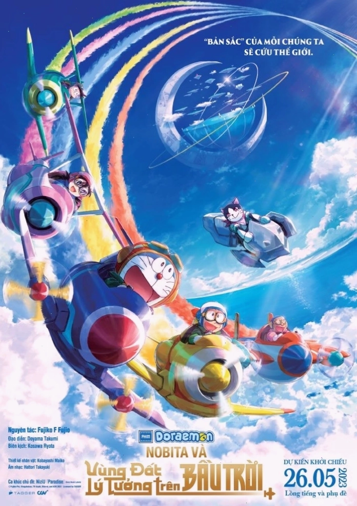 Nobita và vùng đất lý tưởng trên bầu trời trong phim Doraemon