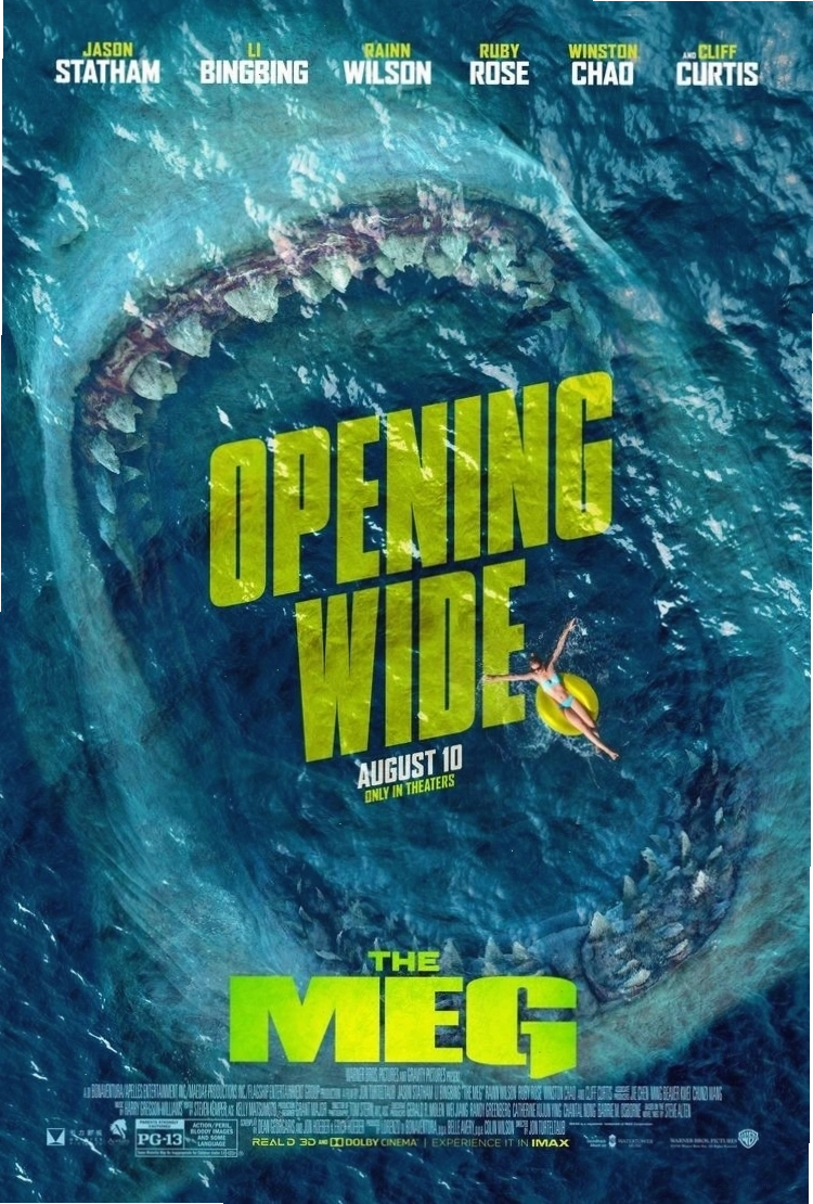 Phim Cá mập siêu bạo chúa với Jason Statham đối đầu Megalodon