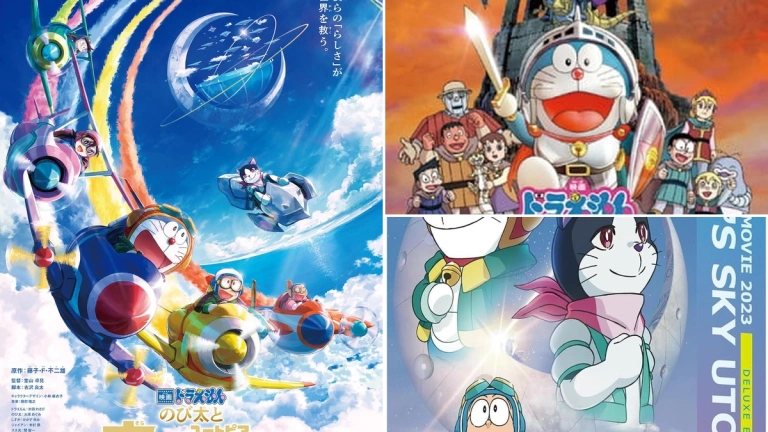 Phim Doraemon Movie 23: Nobita và Vùng Đất Lý Tưởng Trên Bầu Trời - Khám Phá Thế Giới Mới