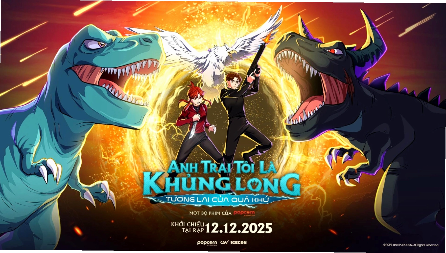 Phong và Nghi trong cuộc hành trình vượt thời gian của phim Anh Trai Tôi Là Khủng Long