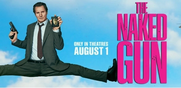 Poster chính thức của phim Họng Súng Vô Hình - The Naked Gun bản điện ảnh 2025