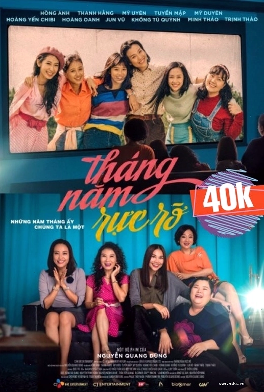 Poster chính thức của phim tháng năm rực rỡ