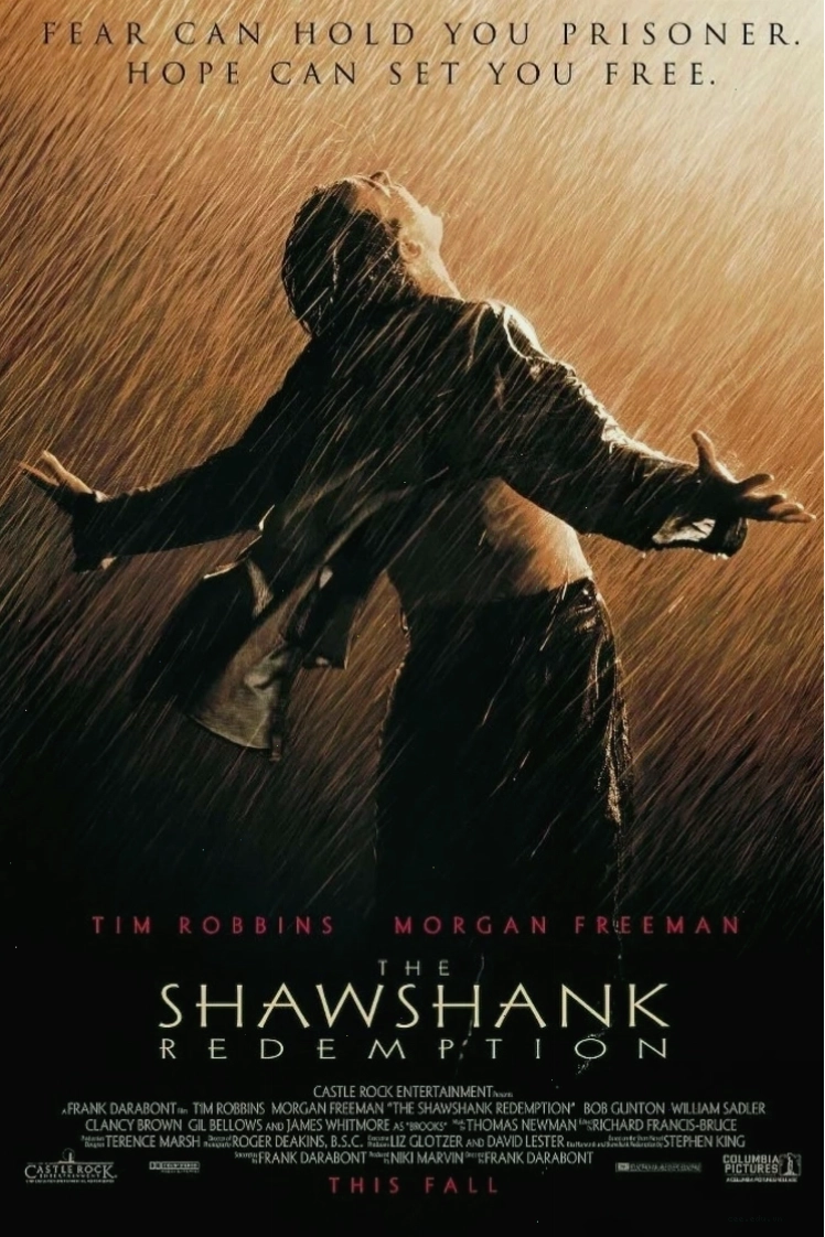 Poster phim Nhà tù Shawshank - Bộ phim đứng đầu bảng xếp hạng đánh giá của IMDb