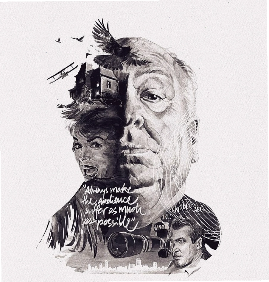 Poster phim Psycho của Alfred Hitchcock