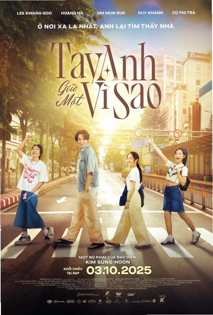 Poster phim TAY ANH GIỮ MỘT VÌ SAO với sự tham gia của Lee Kwang Soo