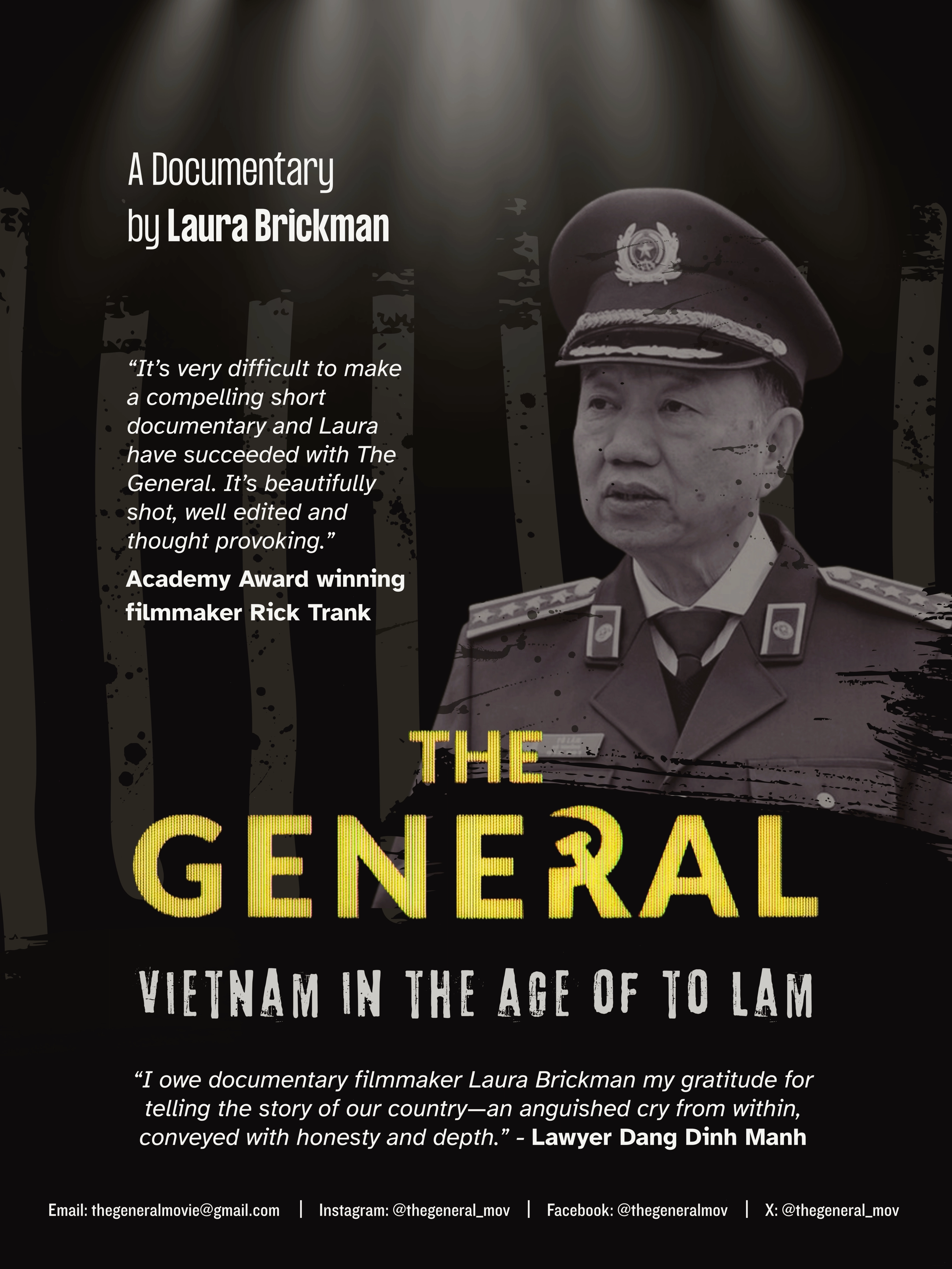 Poster phim The General và buổi Q&A với Laura Brickman