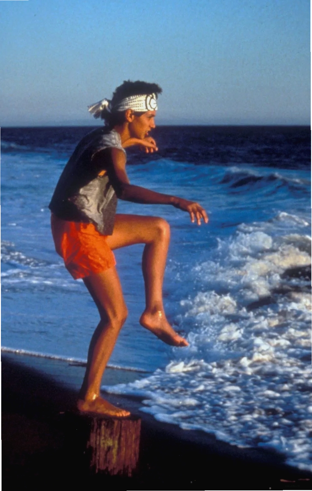 Ralph Macchio trong vai Daniel LaRusso trong The Karate Kid