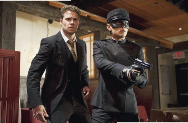 Seth Rogen và Jay Chou trong phim The Green Hornet