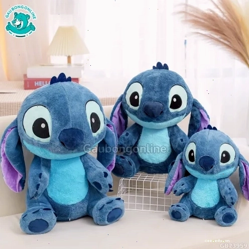 Stitch Bông Lông Xanh Đậm