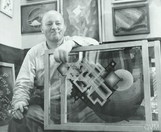 Tác phẩm Studie Nr. 6 của Oskar Fischinger, thể hiện chuyển động khí động học