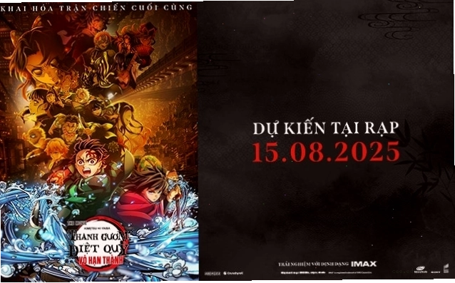 Tanjiro Kamado chiến đấu trong Demon Slayer Movie