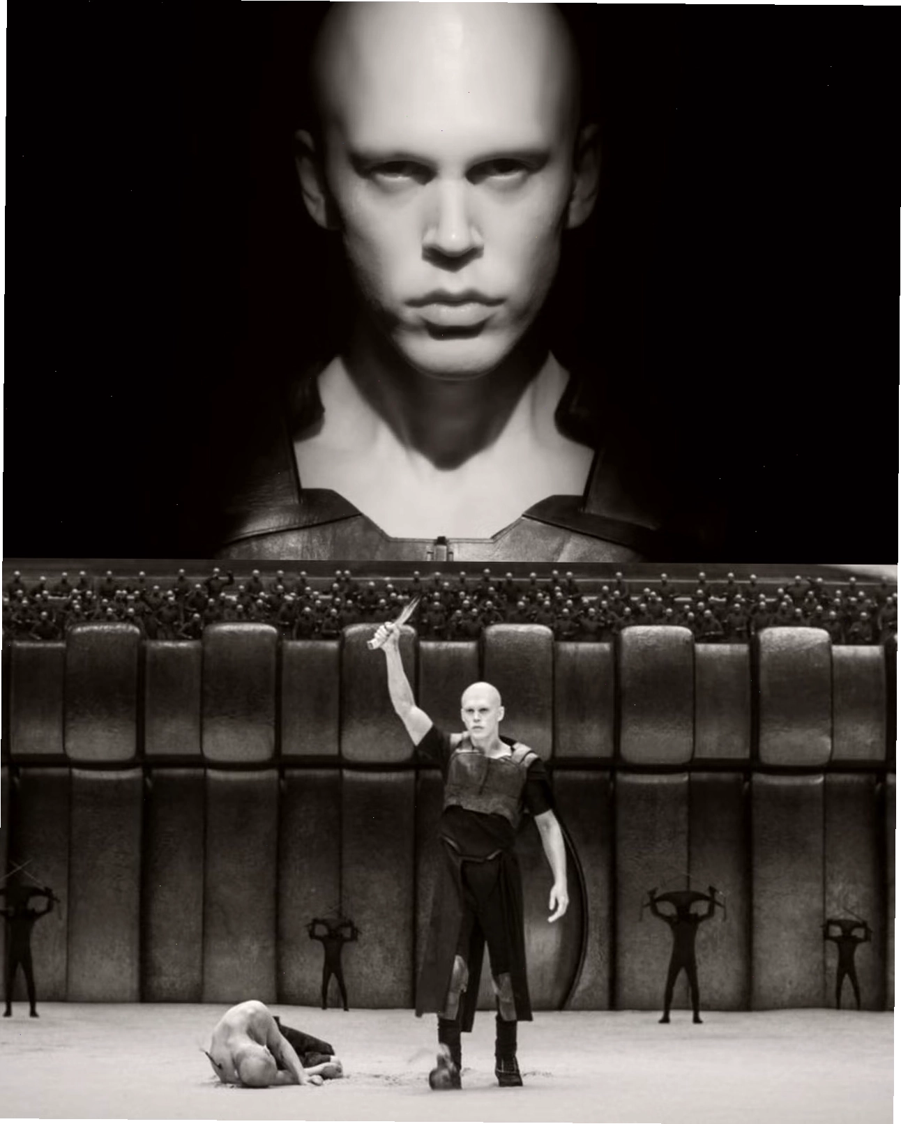 Tạo hình của Austin Butler trong vai Nam tước Feyd-Rautha nhà Harkonnen