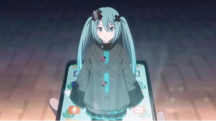 Tạo hình Miku trong phim