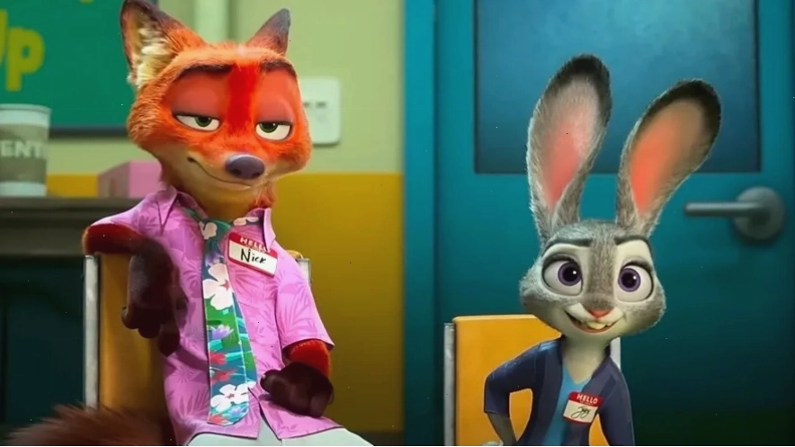 Thành phố Zootopia lung linh về đêm