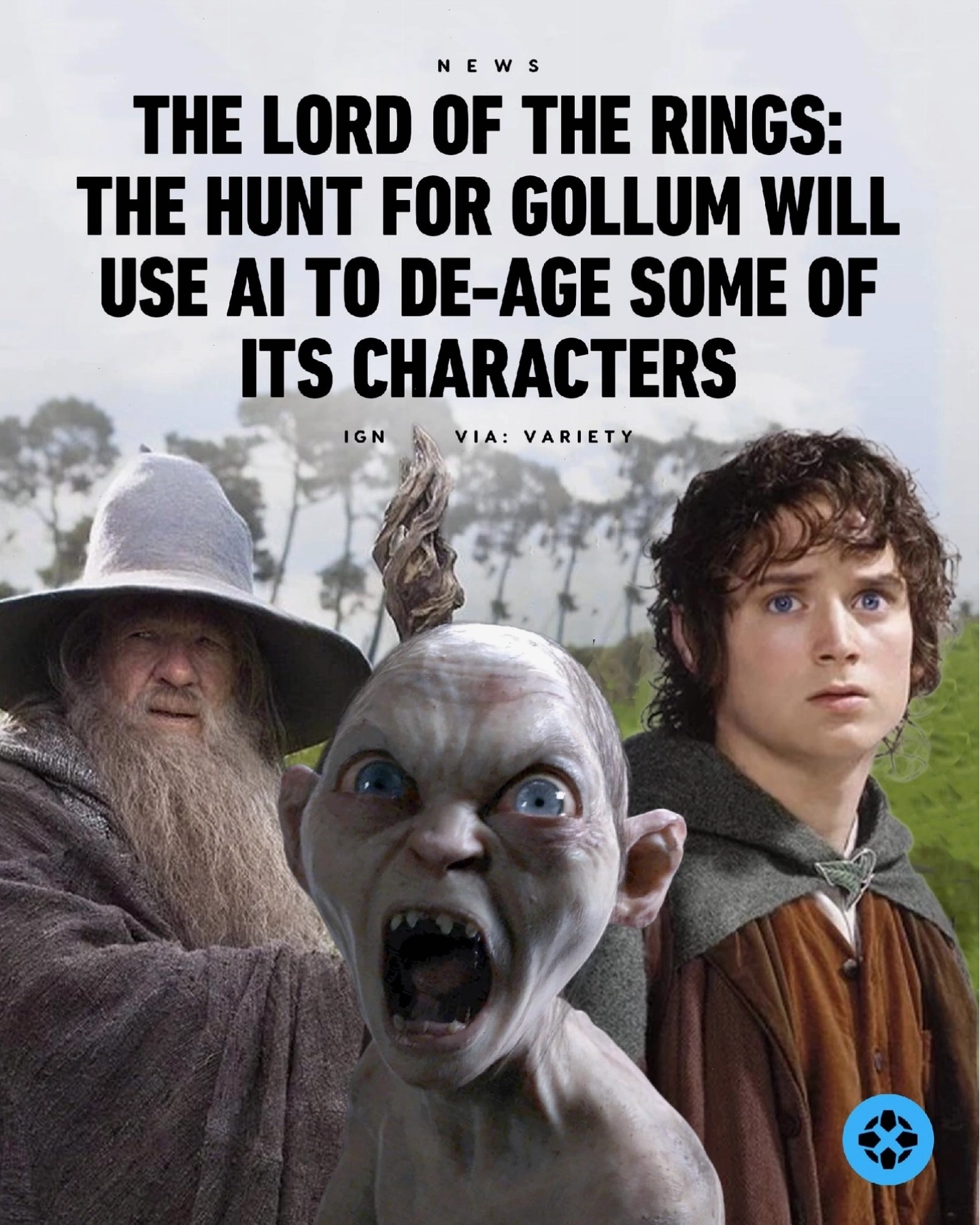 The Lord of the Rings: The Hunt for Gollum Will Use AI to De-Age Some of Its Characters