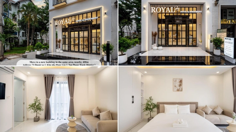 The Royal Hotel & Apartment Phú Mỹ Hưng: Trải nghiệm lưu trú đẳng cấp tại Quận 7