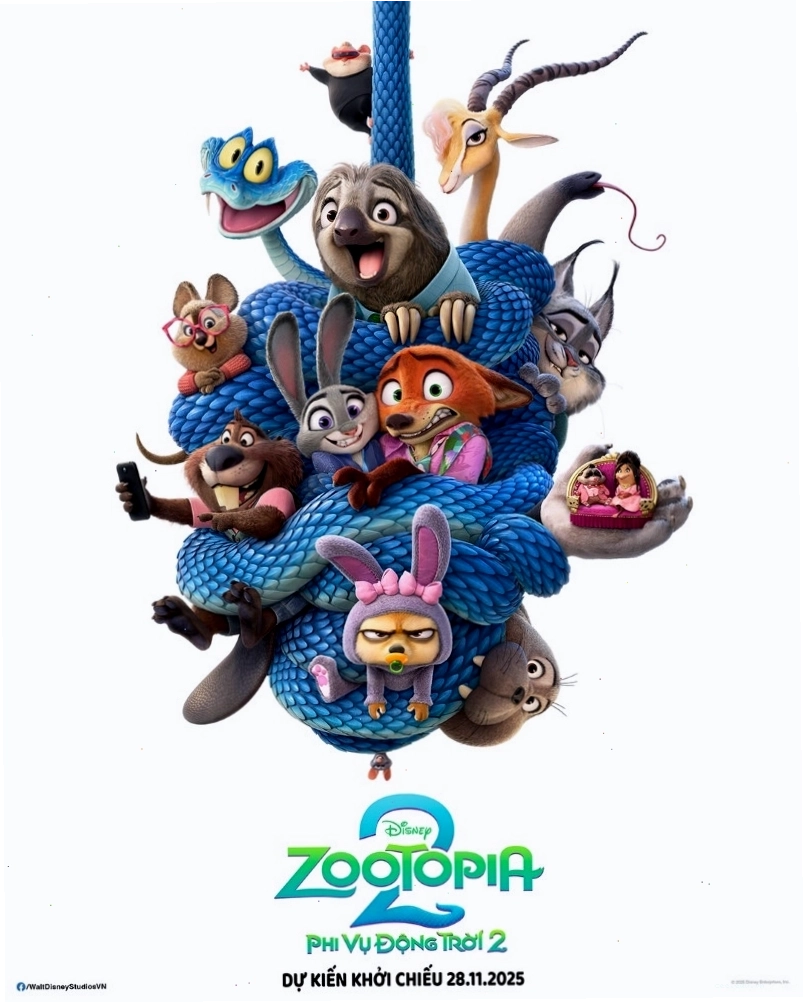 Tình huống hài hước giữa Nick và Judy trong Zootopia 2