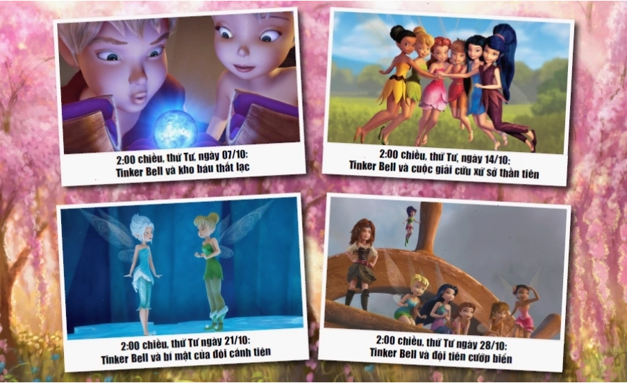 Tinker Bell với đôi cánh lấp lánh trong bộ phim Bí mật của đôi cánh