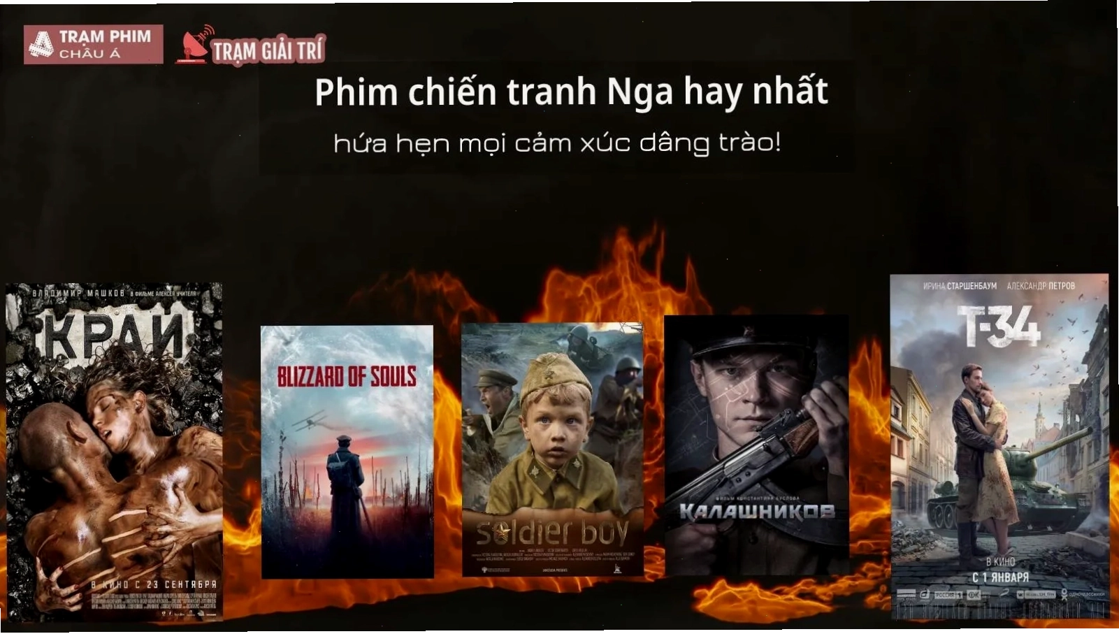 Top 15 bộ phim chiến tranh Nga hay nhất mọi thời đại