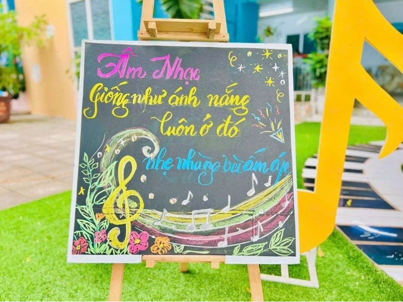 Trường mầm non ra mắt mô hình mới có nhân vật hoạt hình